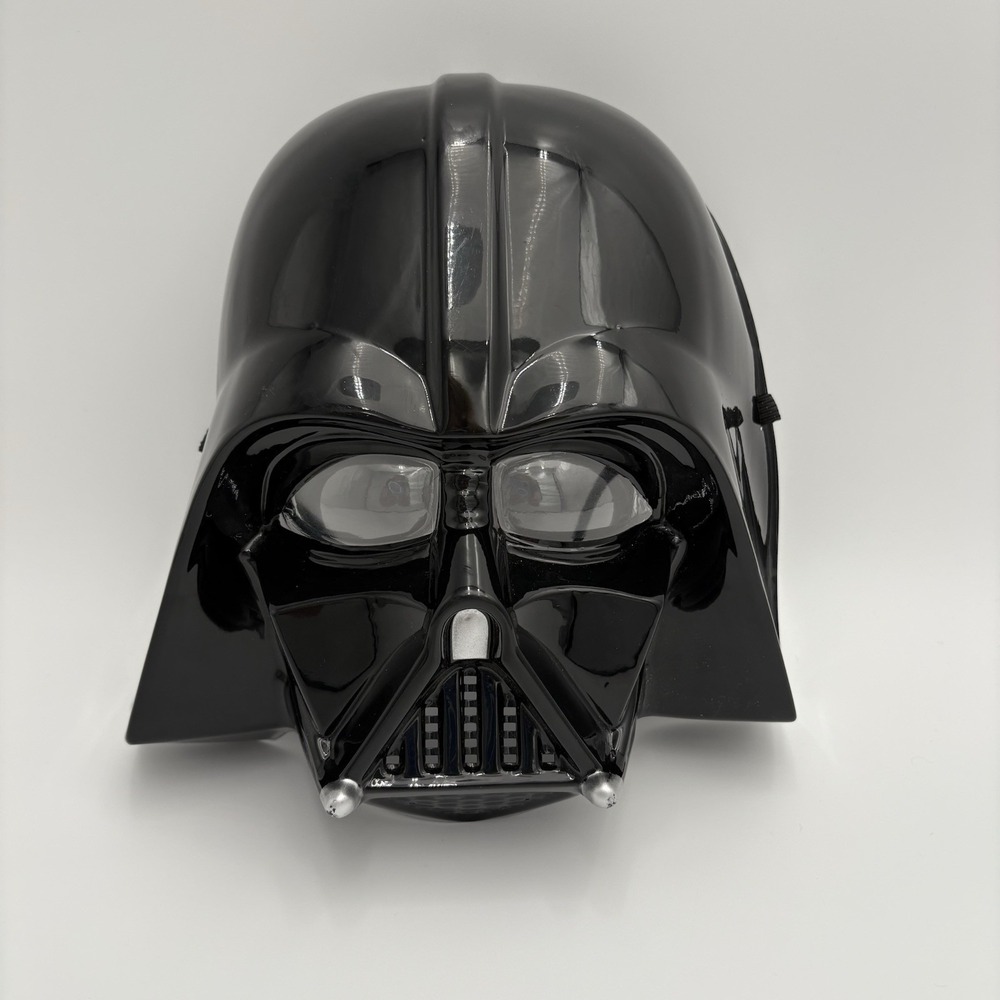 Darth Vader Mask 10" Black Plastic Costume‎ Halloween Star Wars Adults Kids